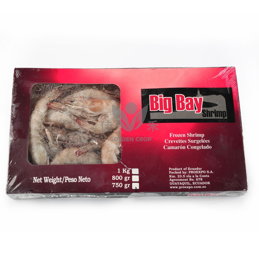 Big Bay HOSO Shrimp 20/30(21/30) 750g
