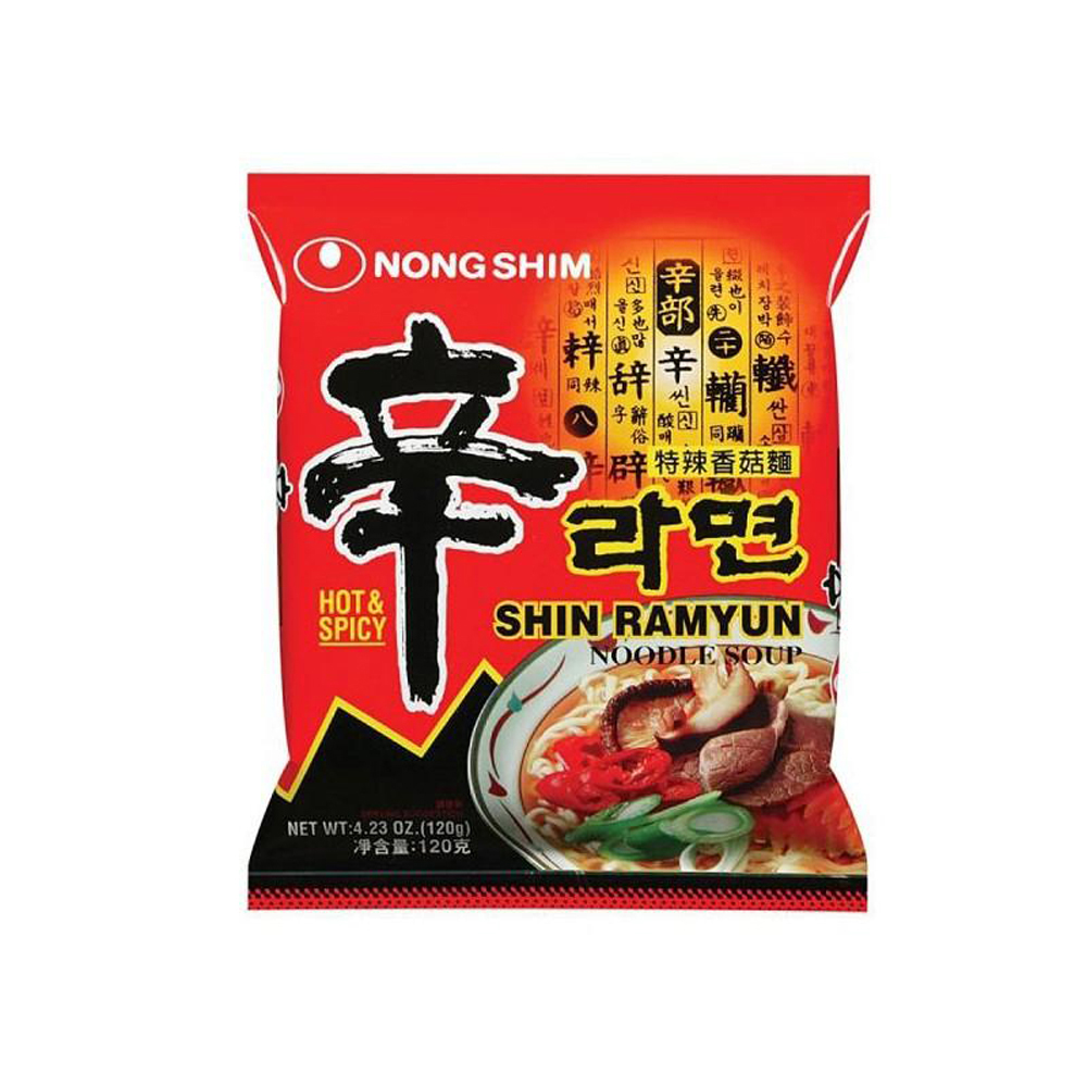 8702 NongShim Instant Spicy Noodles 120g