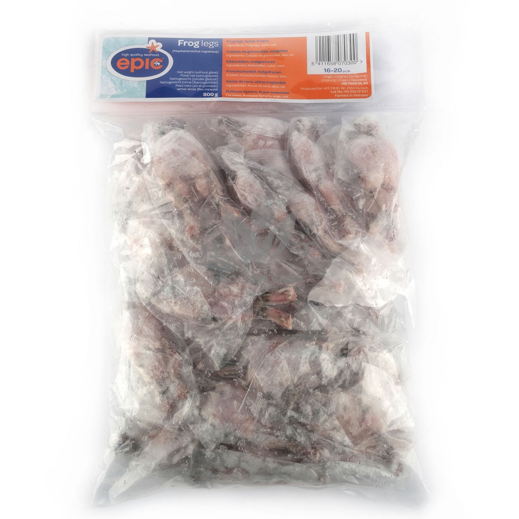 Epic Frozen Frog Legs 800g