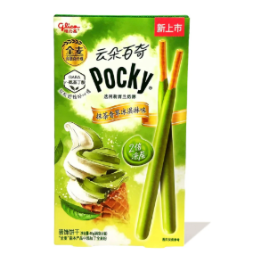 GLICO Pocky Matcha & Vanilla Ice Cream Flavor 48g