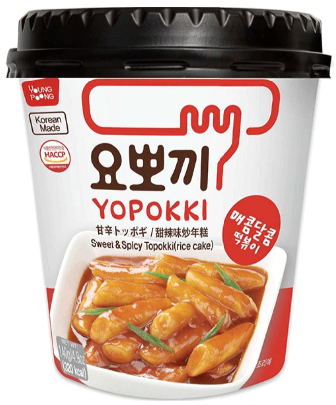 Yopokki Sweet & Spicy Yopokki (Rice Cake) 140g ale 30%