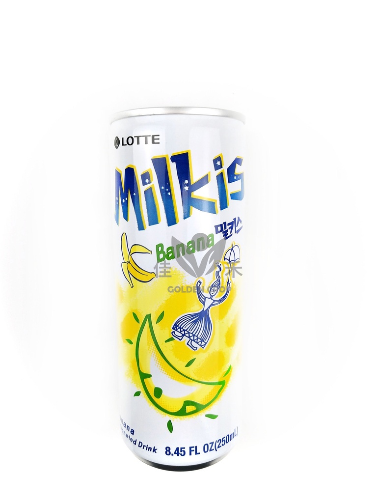 LOTTE Milkis Soft Drink Banana 250ml