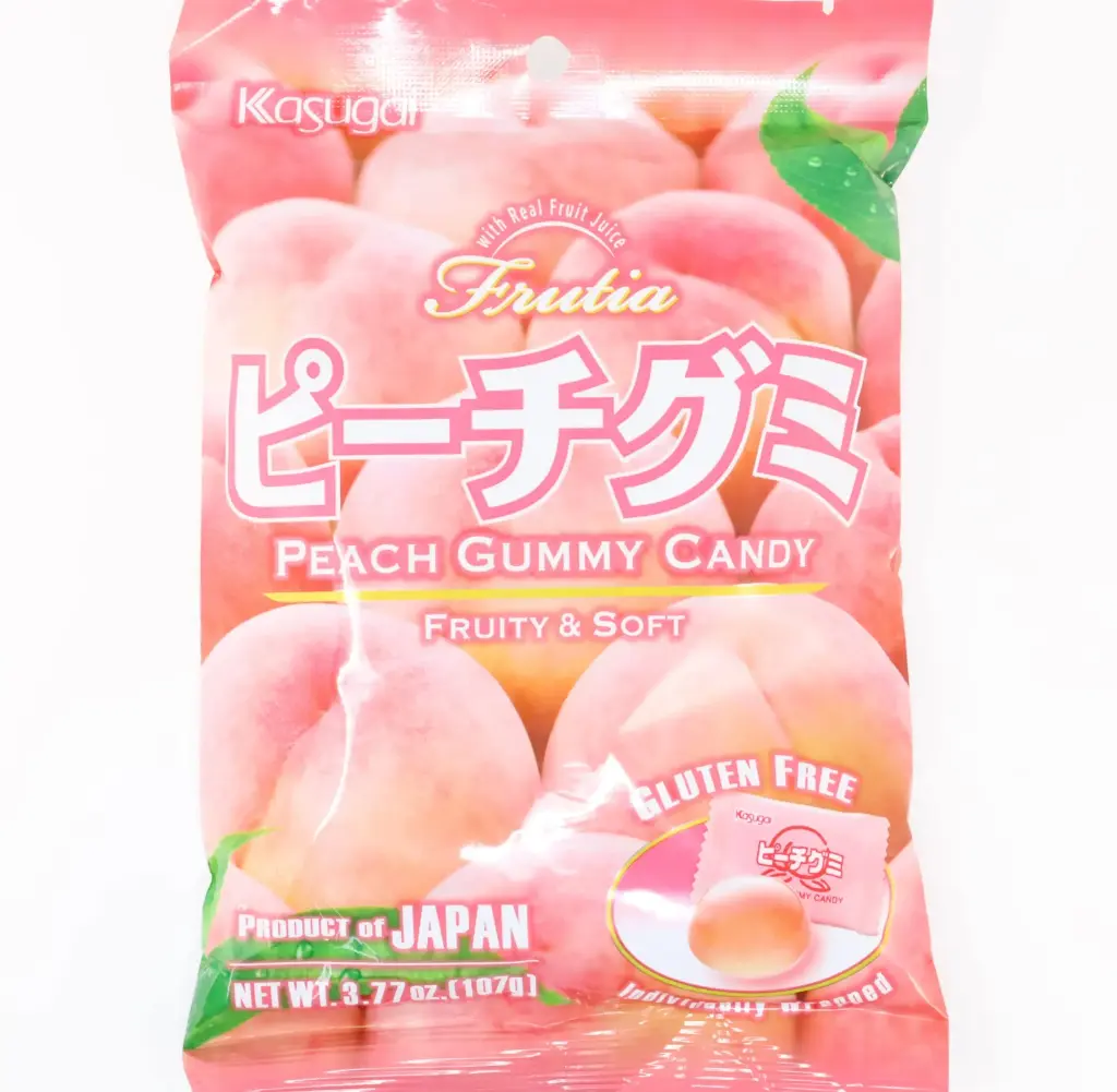 Peach Gummy Candy 102g