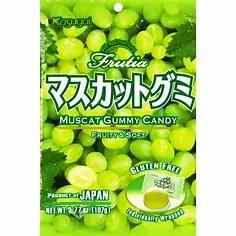 JP Kasugai Gummy Muscat Flavor 100g