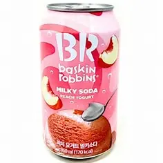 Baskin robbins sparkling peach yogurt 350ml