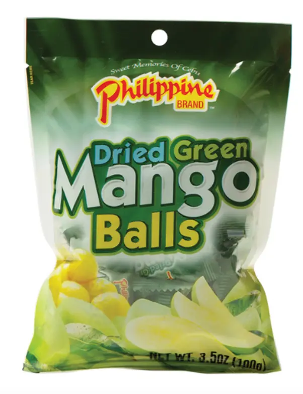 Philippine brand dried green mango ball 100g