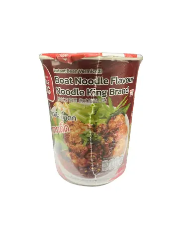 NOODLE KING Instant Glass Noodles Spicy Boat Cup 60g