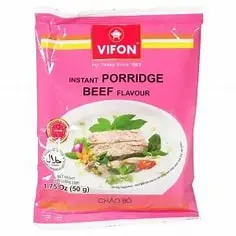 Inst Rice Porridge Beef Flavor 50g