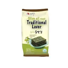 K-Food Tasty Seasoned Seaweed Olive Oil 3*4g