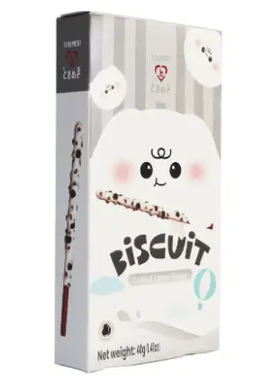 JP tokimeki biscuit stick cookie and cream flavour 40g
