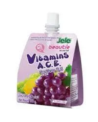 Jelly drink grape vitamins flavor 140g